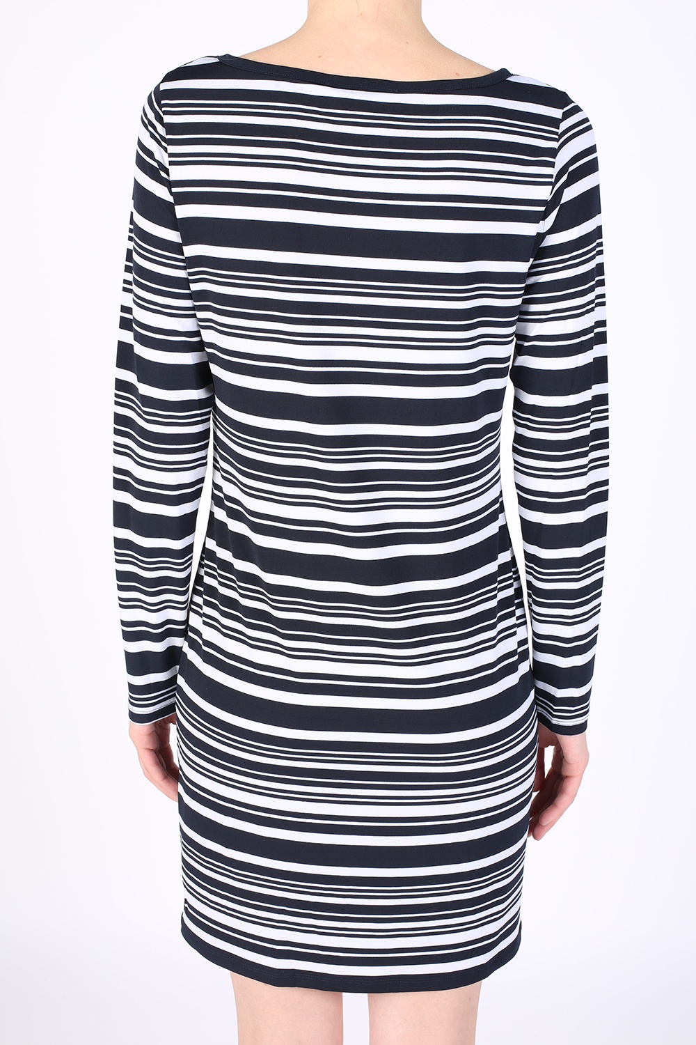 Michael kors black and white striped dress new arrivals